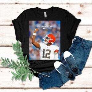 Shedeur Sanders Cleveland Browns Only A Matter Of Time Photo Shirt Shedeur Sanders Cleveland Browns Only A Matter Of Time Photo Shirt
