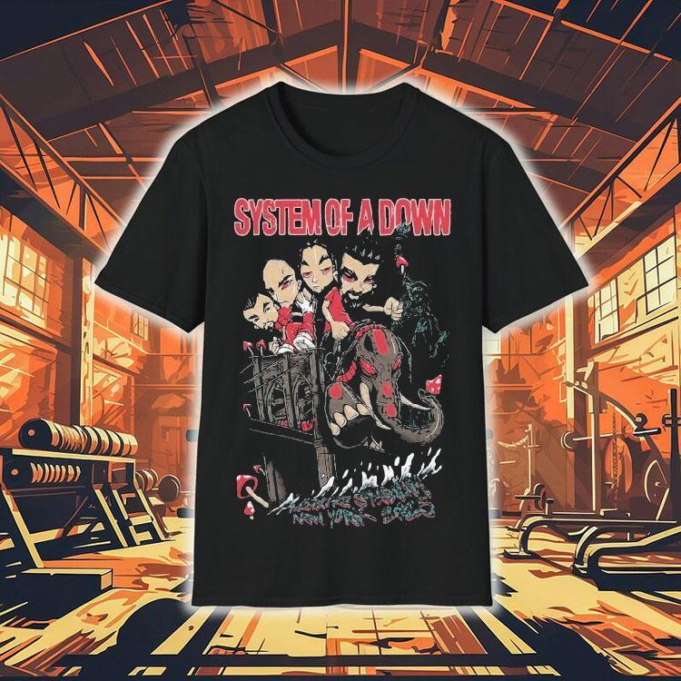 System Of A Down Metlife Stadium New York Tour 2025 Bridge Liberty Statue Shirt System Of A Down Metlife Stadium New York Tour 2025 Bridge Liberty Statue Shirt