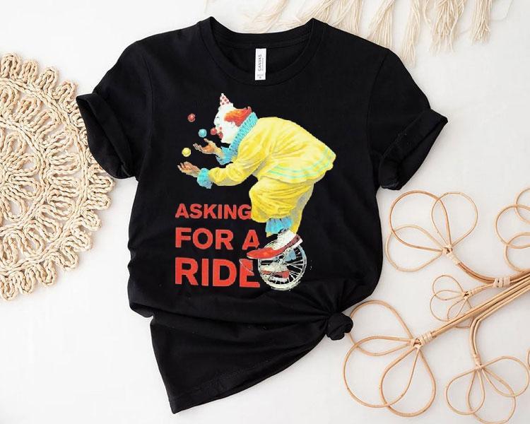 White Reaper Asking For A Ride Clown Shirt White Reaper Asking For A Ride Clown Shirt