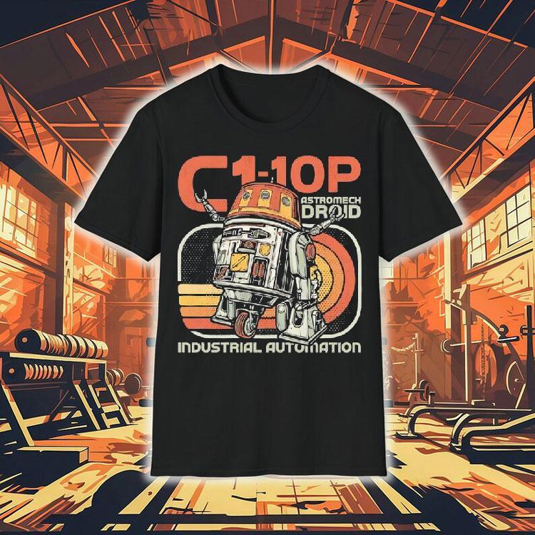 C1-10p Astromech Droid Industrial Automation Shirt C1-10p Astromech Droid Industrial Automation Shirt