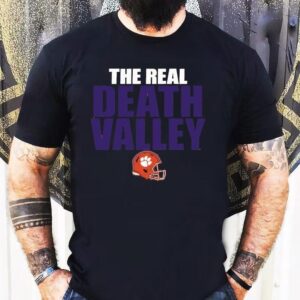 Clemson Tigers The Real Death Valley Helmet Shirt