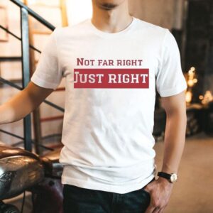 David Atherton Lani Lala Wearing Not Far Right Just Right Shirt