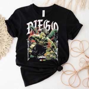 Diego Lopes Fight Full Violence Skulls Mexico And Brazil Shirt