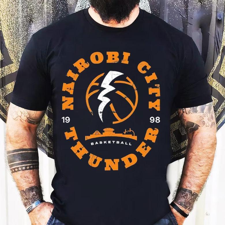 Nairobi Oklahoma City Thunder Basketball 1998 Shirt Nairobi Oklahoma City Thunder Basketball 1998 Shirt