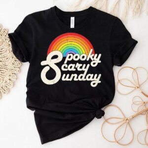 Rainbow Spooky Scary Sunday Shirt