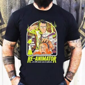 Re-animator Talking Head It Will Scare You To Pieces Shirt
