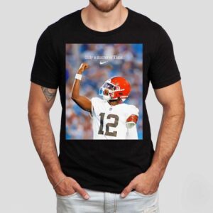 Shedeur Sanders Cleveland Browns Only A Matter Of Time Photo Shirt