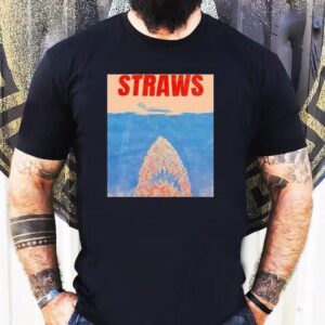 Straws Turtle Style Jaws Shirt