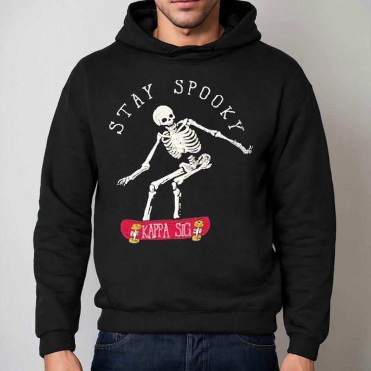 Kappa Sigma Stay Spooky Skeleton Skate Shirt Kappa Sigma Stay Spooky Skeleton Skate Shirt
