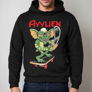 Rubberhose Skateboarding Gremlin Ayylien Hoodie