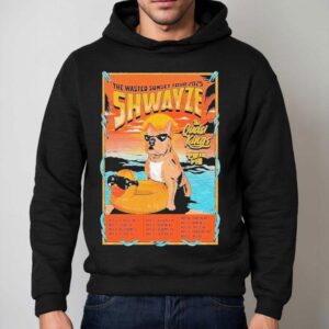Shwayze The Wasted Sunset Tour 2025 Dates Dog Shirt 2 Shwayze The Wasted Sunset Tour Dates Dog Hoodie