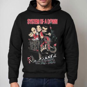 System Of A Down Metlife Stadium New York Tour 2025 Bridge Liberty Statue Shirt 2 System Of A Down Metlife Stadium New York Tour Bridge Liberty Statue Hoodie