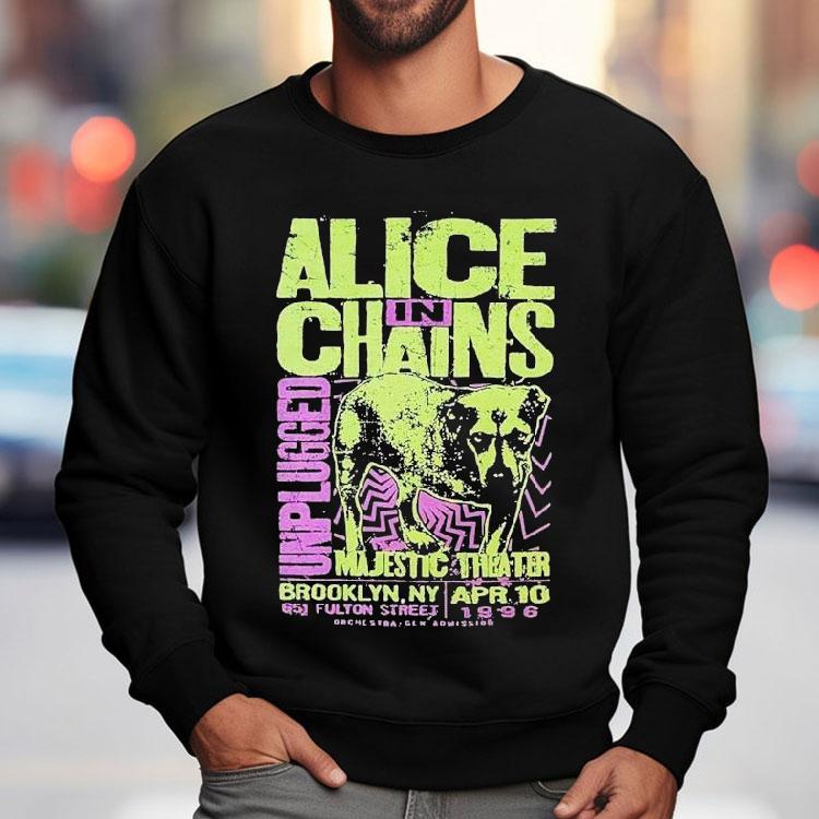 Alice In Chains Unplugged Majestic Brooklyn Ny Dog Shirt Alice In Chains Unplugged Majestic Brooklyn Ny Dog Shirt