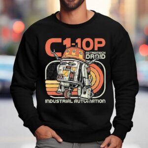 C1-10p Astromech Droid Industrial Automation Shirt 3 C P Astromech Droid Industrial Automation Sweatshirt
