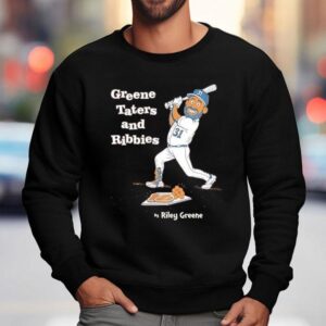 Greene Taters And Ribbies Riley Greene Detroit Tigers Baseball Shirt 3 Greene Taters And Ribbies Riley Greene Detroit Tigers Baseball Sweatshirt
