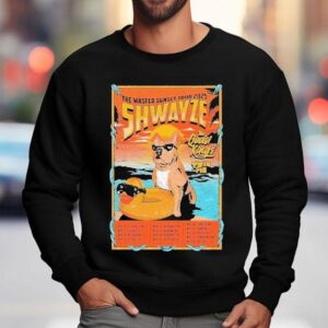 Shwayze The Wasted Sunset Tour 2025 Dates Dog Shirt 3 Shwayze The Wasted Sunset Tour Dates Dog Sweatshirt