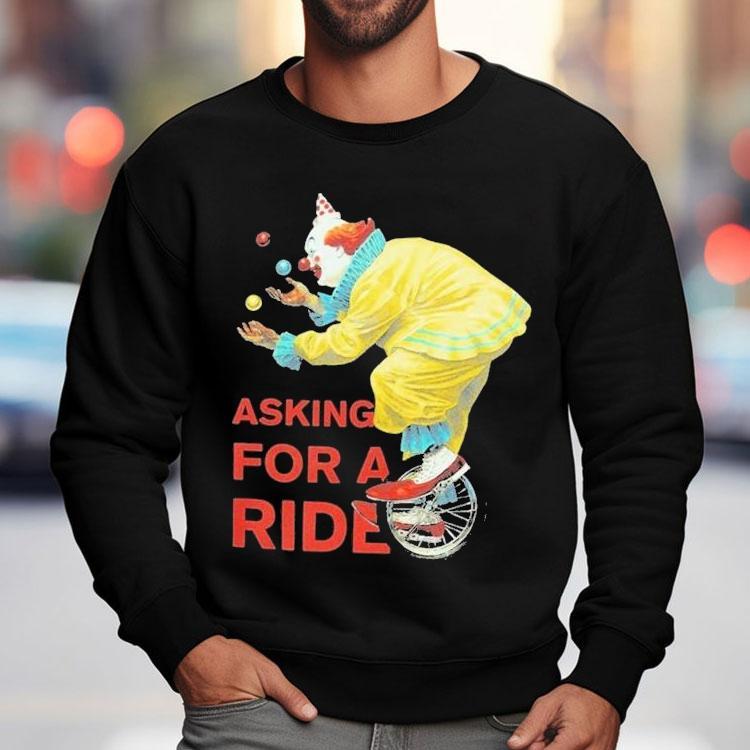 White Reaper Asking For A Ride Clown Shirt White Reaper Asking For A Ride Clown Shirt