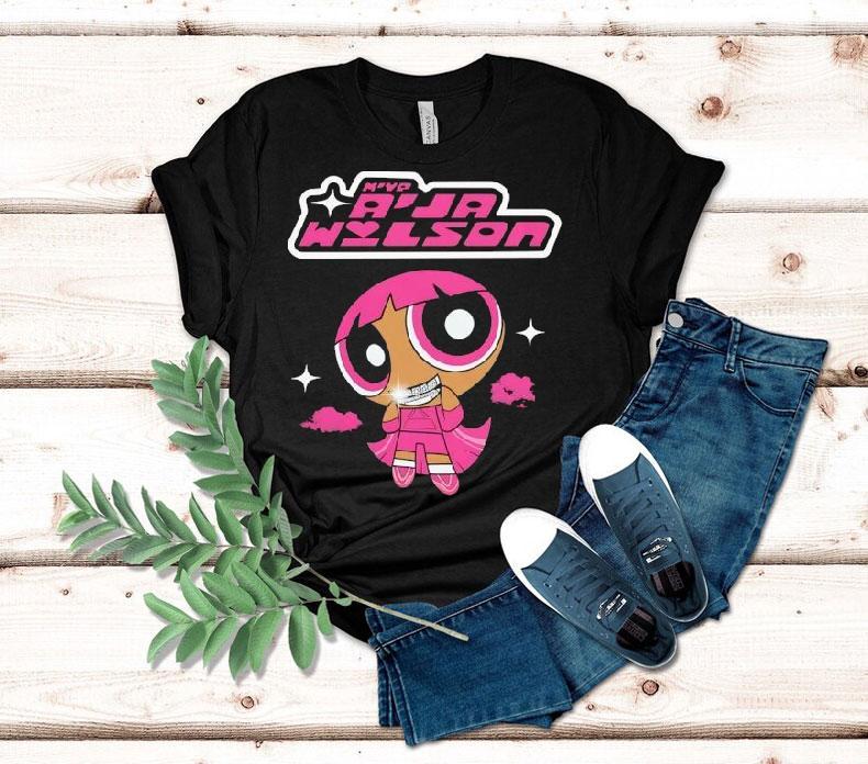A’ja Wilson Powerpuff Girls Mvp Shirt A’ja Wilson Powerpuff Girls Mvp Shirt