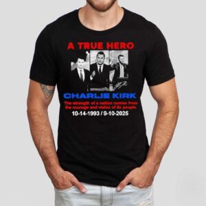 A True Hero Charlie Kirk 10-14-2993 9-10-2025 Shirt A True Hero Charlie Kirk 10-14-2993 9-10-2025 Shirt