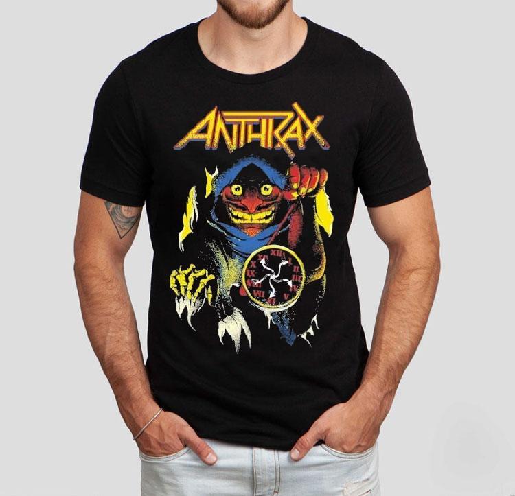 Anthrax Persistence Of Time Not Death Shirt Anthrax Persistence Of Time Not Death Shirt