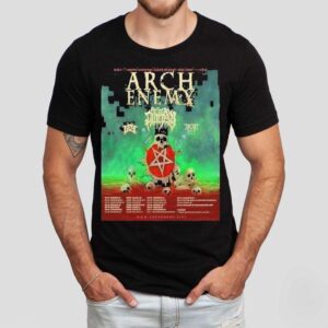 Arch Enemy North American Blood Dynasty Tour Tour Dates Tshirt