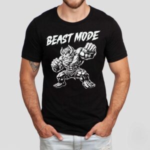Beast Mode Muscled Bull Tshirt