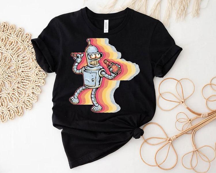 Bender From Futurama Sick Of Non Robots Shirt Bender From Futurama Sick Of Non Robots Shirt