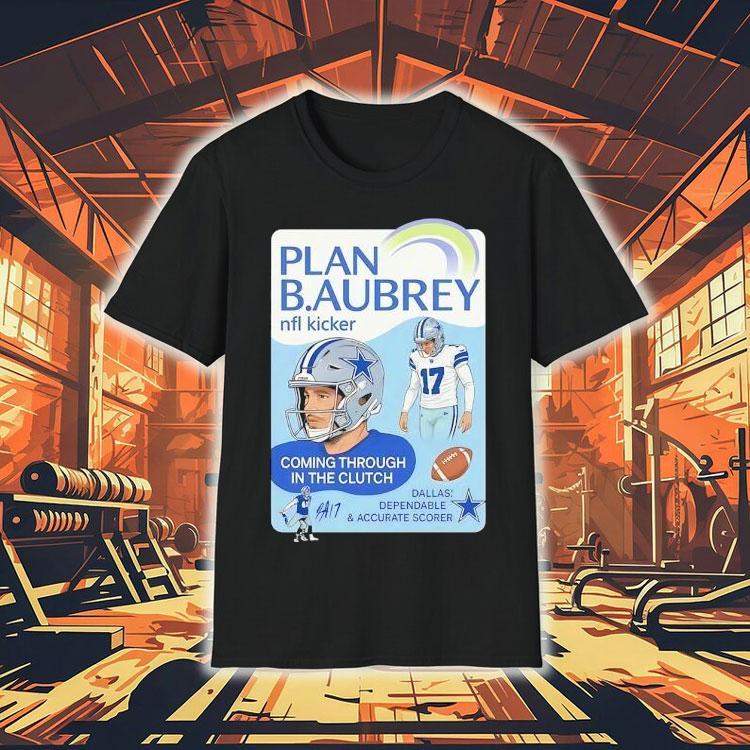 Brandon Aubrey Dallas Cowboys Nfl Kicker Coming Through In The Clutch Shirt Brandon Aubrey Dallas Cowboys Nfl Kicker Coming Through In The Clutch Shirt