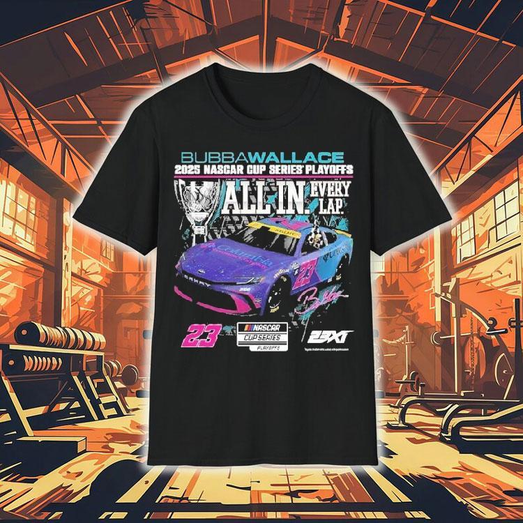 Bubba Wallace 23xi Racing 2025 Nascar Cup Series Playoffs Columbia Shirt Bubba Wallace 23xi Racing 2025 Nascar Cup Series Playoffs Columbia Shirt
