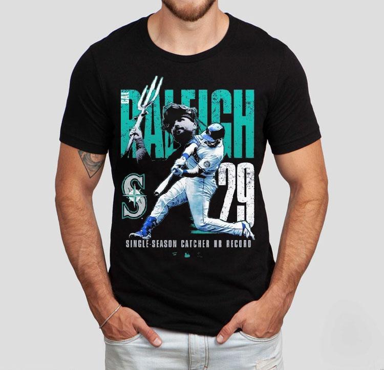 Cal Raleigh Seattle Mariners Single Season Catcher Home Run Record Shirt Cal Raleigh Seattle Mariners Single Season Catcher Home Run Record Shirt