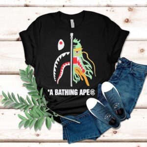 Camo Shark A Bathing Ape Shirt