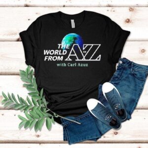 Carl Azuz The World From To Az Logo Shirt Carl Azuz The World From To Az Logo Shirt