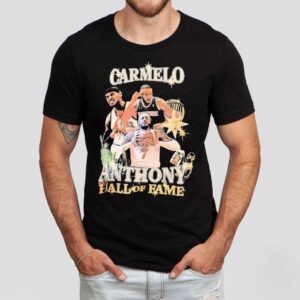 Carmelo Anthony Hall Of Fame New York Knicks Basketball Shirt