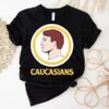 Caucasians Style Washington Commanders Logo Parody Shirt