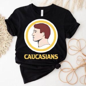 Caucasians Style Washington Commanders Logo Parody Shirt