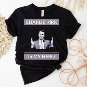 Charlie Kirk Is My Hero Usa Portrait Shirt