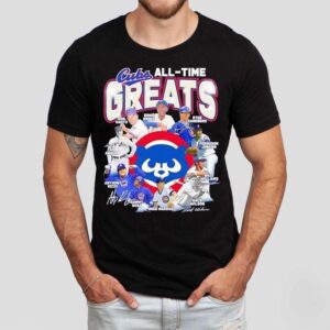 Chicago Cubs All-time Greats Legends Signatures Shirt Chicago Cubs All-time Greats Legends Signatures Shirt