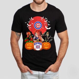 Chicago Cubs Chucky Freddy Krueger And Ghostface Horror Movie Halloween Shirt Chicago Cubs Chucky Freddy Krueger And Ghostface Horror Movie Halloween Shirt