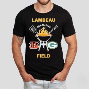 Cincinnati Bengals Vs Green Bay Packers Lambeau Field 2025 Shirt Cincinnati Bengals Vs Green Bay Packers Lambeau Field 2025 Shirt