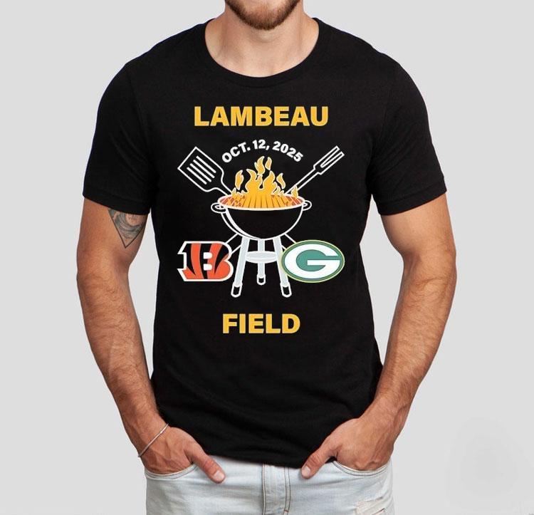 Cincinnati Bengals Vs Green Bay Packers Lambeau Field 2025 Shirt Cincinnati Bengals Vs Green Bay Packers Lambeau Field 2025 Shirt
