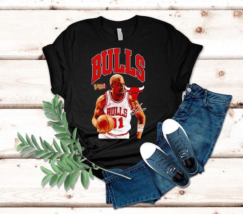 Dennis Rodman Chicago Bulls Basketball Signature Shirt Dennis Rodman Chicago Bulls Basketball Signature Shirt