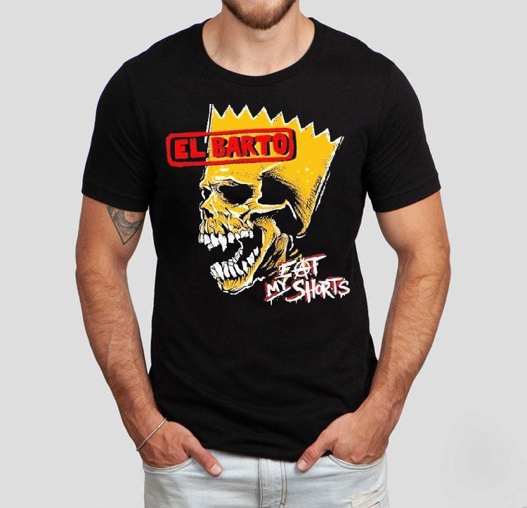 Exbarted El Barto Eat My Shorts Skull Shirt Exbarted El Barto Eat My Shorts Skull Shirt