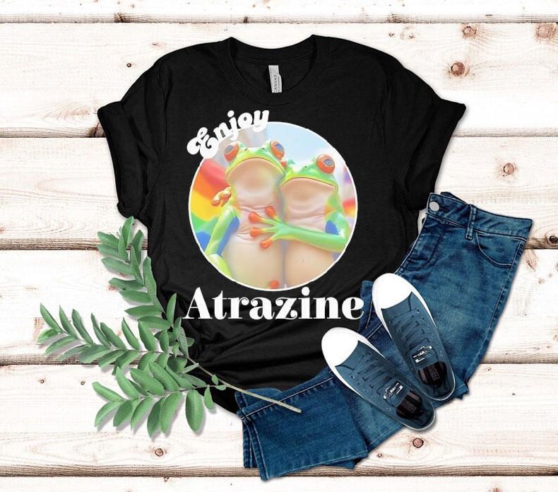 Frog Couple Enjoy Atrazine Shirt Frog Couple Enjoy Atrazine Shirt
