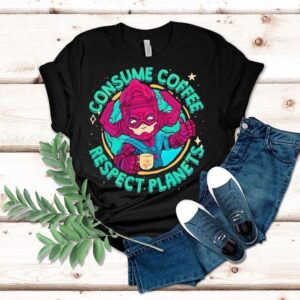 Galactus Consume Coffee Respect Planets Tshirt