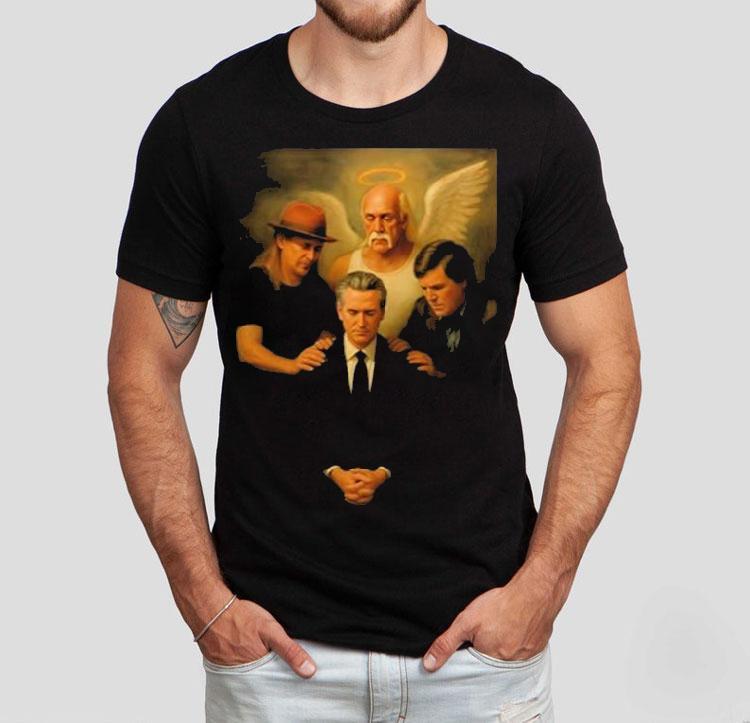 Gavin Newsom And Hulk Hogan Tucker Carlson The Chosen One A Fantastic Shirt Gavin Newsom And Hulk Hogan Tucker Carlson The Chosen One A Fantastic Shirt