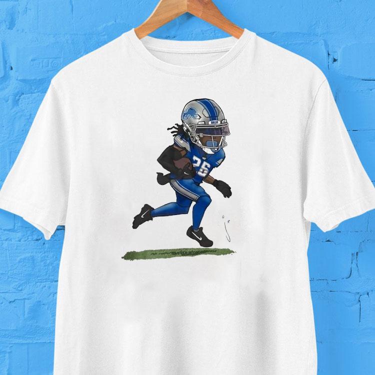 Jahmyr Gibbs Detroit Lions Fooyball Cartoon Shirt Jahmyr Gibbs Detroit Lions Fooyball Cartoon Shirt