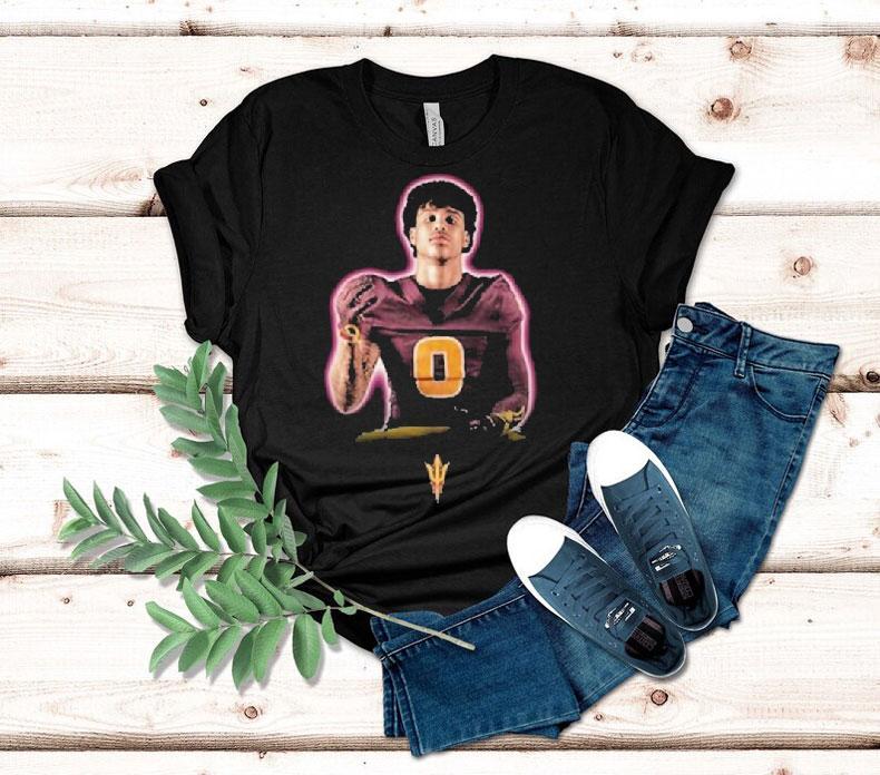 Jordyn Tyson Arizona State Sun Devils Portrait Shirt Jordyn Tyson Arizona State Sun Devils Portrait Shirt