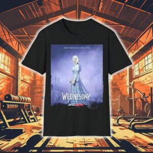 Lady Gaga Movie On Netflix On September 3 2025 Wednesday Season 2 Gothic Shirt