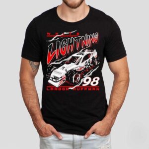 Landon Huffman White Lightning No 98 For Shamrock Motorsports Shirt Landon Huffman White Lightning No 98 For Shamrock Motorsports Shirt