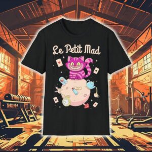 Le Petit Mad The Cheshire Cat From Alice In Wonderland In The Style Of Le Petit Prince Shirt